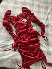 Pretty Little Thing. Red Dress. Never worn with tags. Cocktail/Party. Size 8.