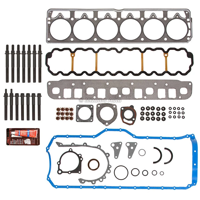 Full Gasket Set Head Bolts Fit 01-03 Jeep Grand Cherokee TJ Wrangler 4.0 OHV 12V - Image 2 of 4