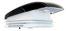 Image of PlusFan 40cm Smoked/Black- 10 Speed- Remote Control- With Blind- Freucamp