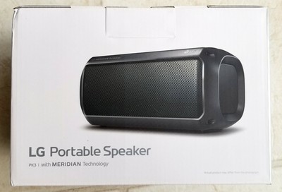 lg pk3 portable bluetooth speaker with meridian technology
