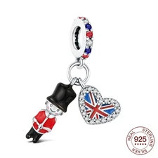 British Guard 925 Sterling Silver Charm for Bracelet