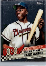 2020 Topps #DBC-4 Hank Aaron Decades' Best Chrome (Series One)