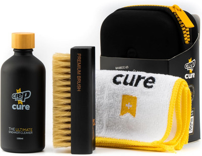 Crep Protect Shoe Cleaner - Sneaker Cleaning Kit with Solution, Shoe Brush & Mic