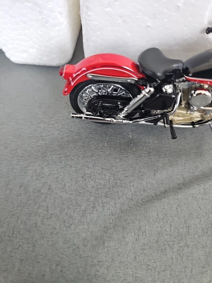 Harley Davidson XL Sportster 1957 Franklin como nuevo modelo de motocicleta 1:10 Foto 4 de 4