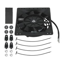 6 Inch Universal Slim Fan Push Pull Electric Radiator Cooling Mount Kit 12v 80w