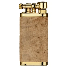 IM Corona Old Boy Pipe Lighter Sandblast Gold 64-5B01 New in Box