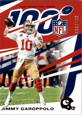 2019 Panini Chronicles Red #82 Jimmy Garoppolo /199 - FB