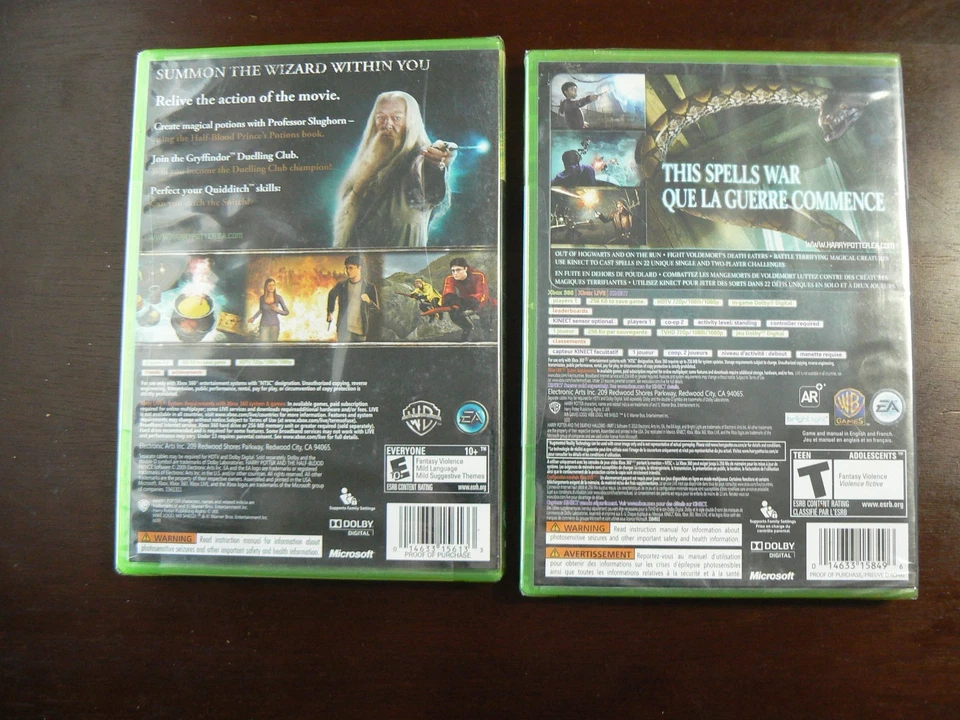 Harry Potter Half Blood Prince & Deathly Hollows 1 (Xbox 360) NEW FACTORY SEALED - Image 2 of 4