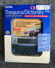 Royal RP7000 RP7000S Electronic Thesaurus Dictionary Speller Translator Open Box