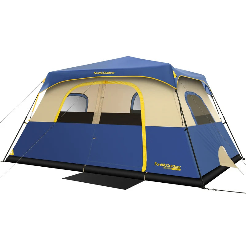 FanttikOutdoor Instant Cabin Tent 8 Person Camping Tent Setup in 60 Seconds with