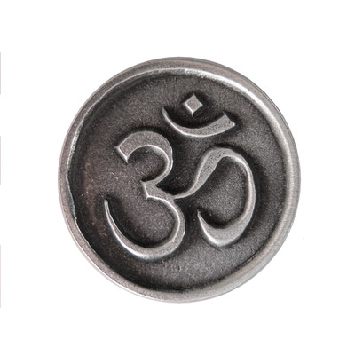Om Symbol Zinn Pin Anstecker