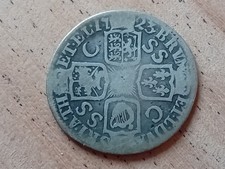 1723 George I Milled Silver Shilling CO11BB