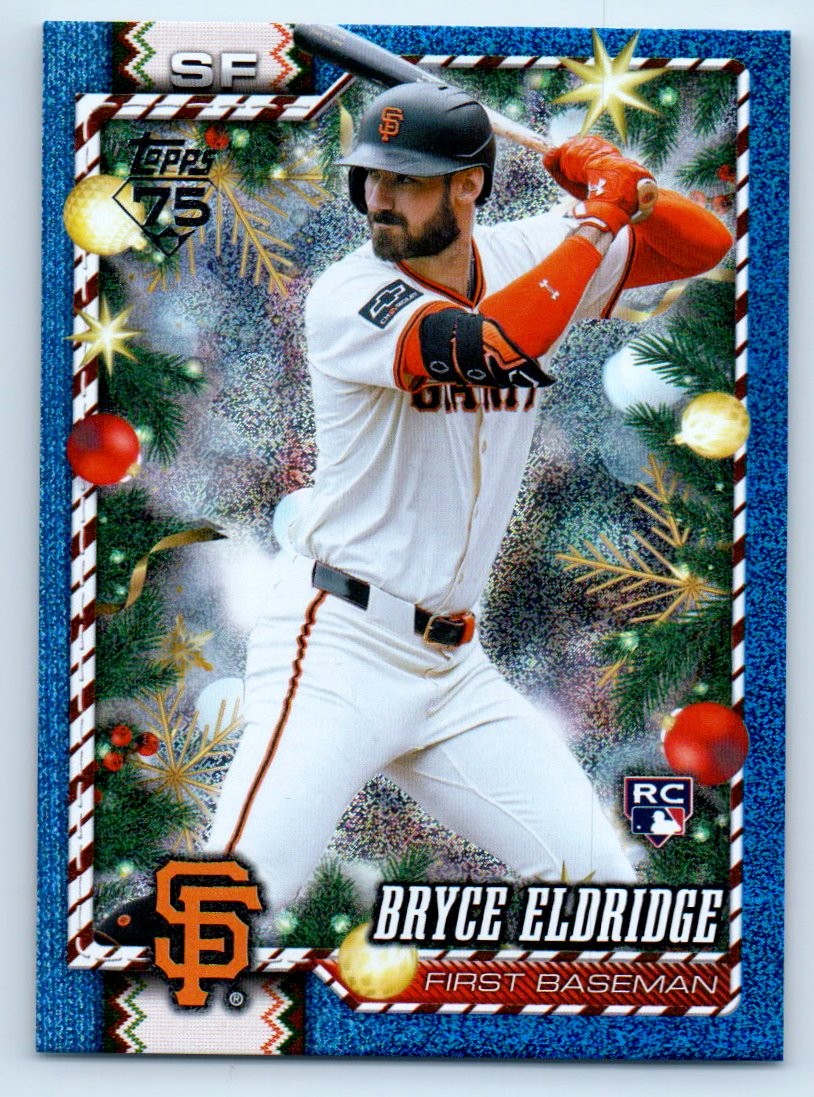 2026 Topps Holiday Bryce Eldridge #H113 Metallic Snowflake