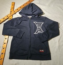 Tapout WWE Hoodie Youth Boys Small 8 Blue Full Zip Wrestling MMA WWF Casual