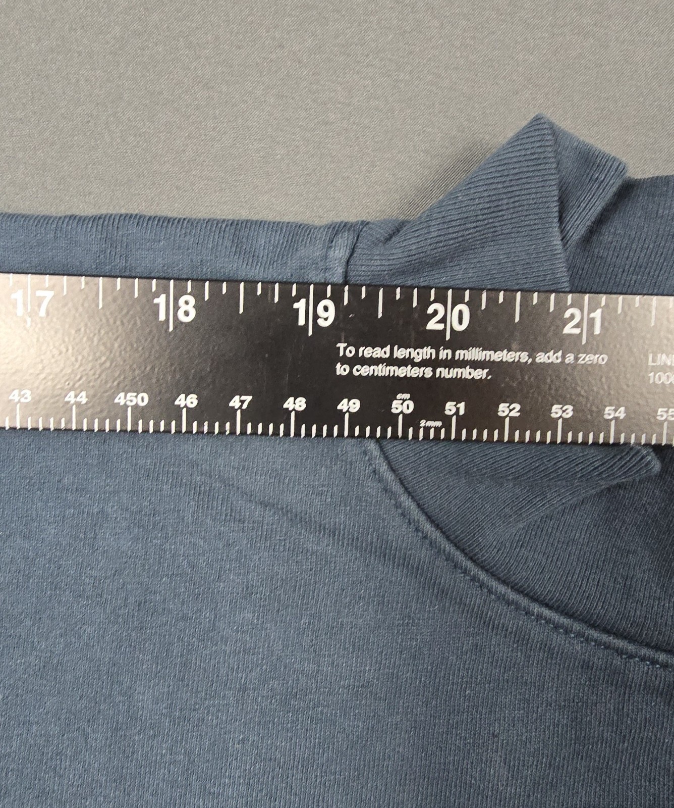 Yeezy GapEngineered By Balenciaga Dove Men's Large No Seam T-Shirt Dark Blue thumbnail 13