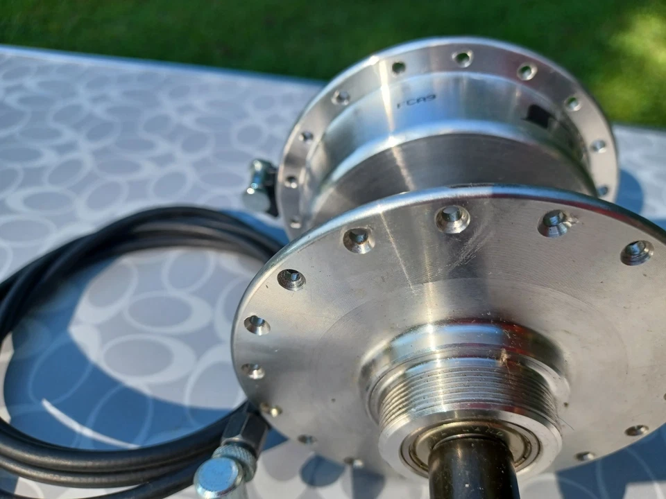 Raro Nuevo Despegue Sturmey Archer Buje Rueda Libre • Kit de Buje de Freno de Tambor de Aleación 36h Foto 3 de 4