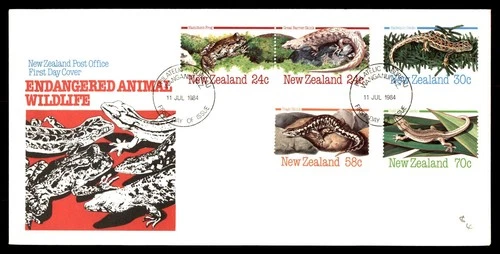 Mayfairstamps New Zealand FDC 1984 endangered animal wildlife First Day Cover aa