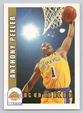 Skybox Nba Hoops Anthony Peeler Rookie Card #410 Los Angeles Lakers Guard. rookie card picture