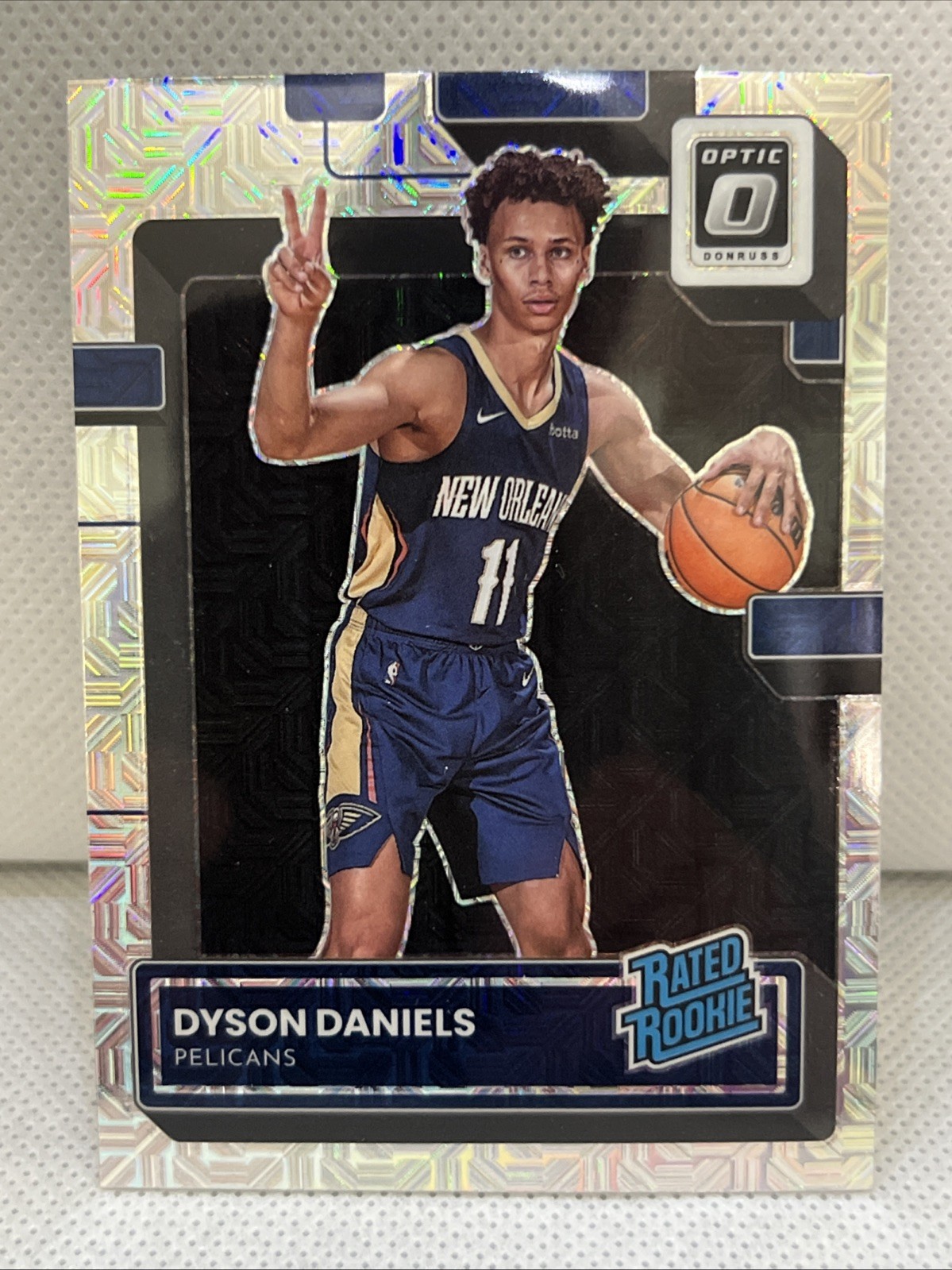 DYSON DANIELS 2022-23 Donruss Optic Choice Rated Rookie #250 PELICANS