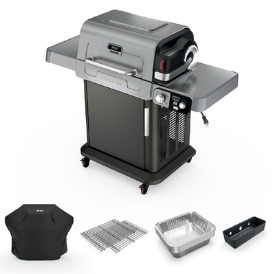 Ninja FlexFlame 5-in-1 Propane Grill & Smoker Outdoor Cooking
