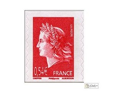 Timbre France N° YT 139/4109 Neuf** MNH Marianne De Cheffer Autoadhésif 2007