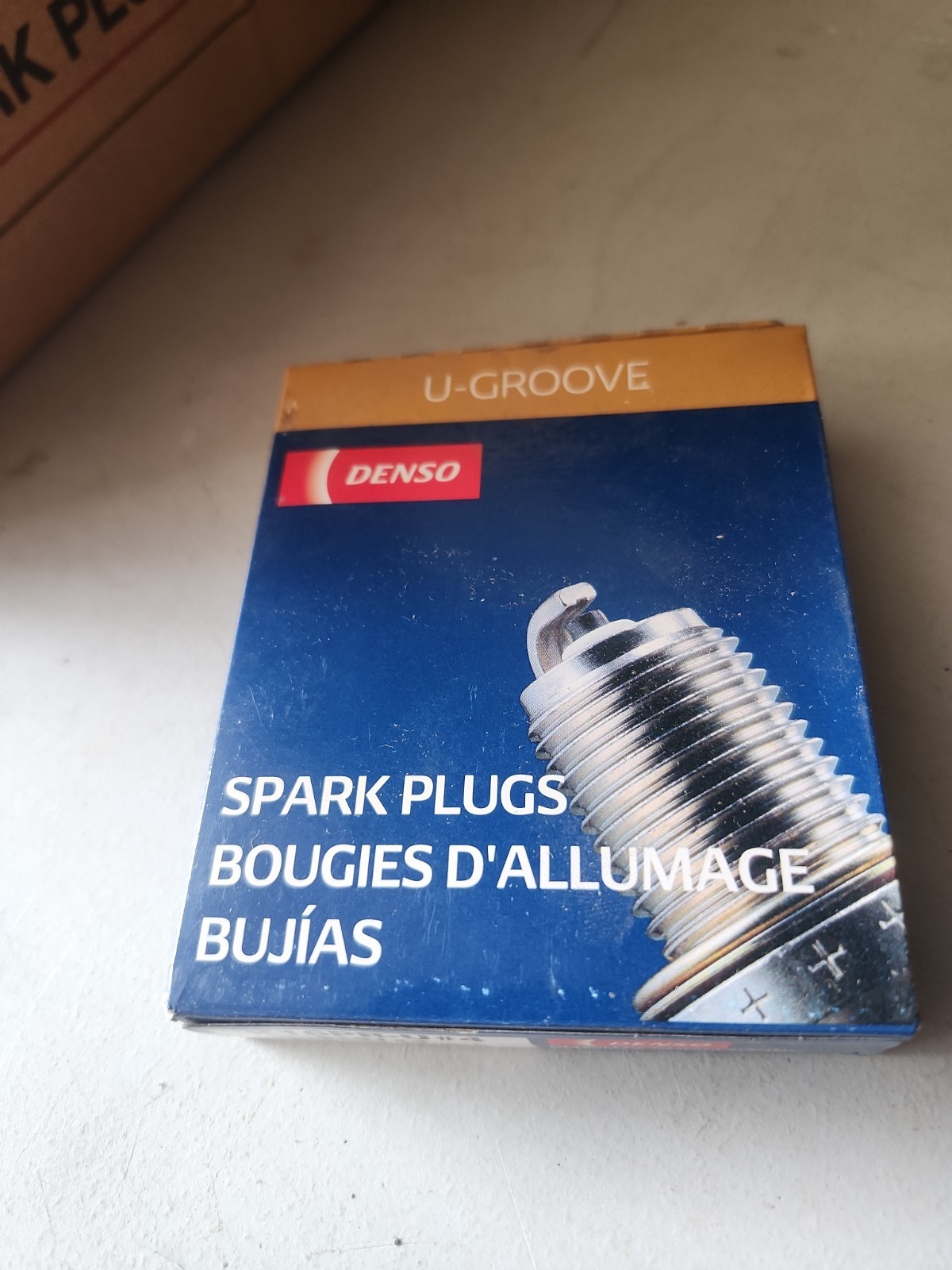 Denso U-Groove Spark Plugs - K16PR-U#4 - D77 - 3191#4 Resistor - 4 Pack  