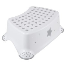 Tabouret d'appoint pour enfants et marche antidérapant Tom Stars blanc nordique
