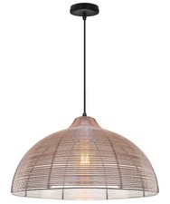 Modern Vintage Indoor Ceiling Pendant Light Hanging Metal Glass Lamp Shade