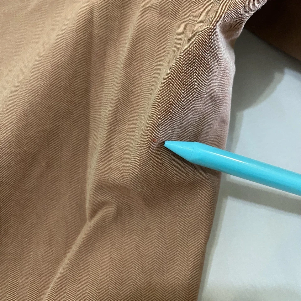 Pantalones para hombre Luciano Barbera 40x30 rosa salmón algodón pantalones pantalones anchos Italia Foto 4 de 4