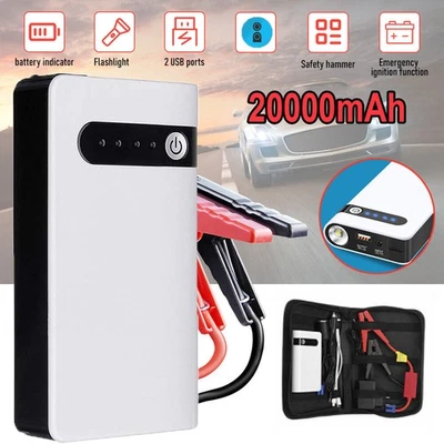 MARKENLOS Auto Starthilfe Powerbank KFZ Jump Starter 400A 20000mAh Spitzenstrom Booster