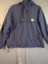 Carhartt WIP Nimbus Spring Pullover Anorak in Navy Taglia L Uomo