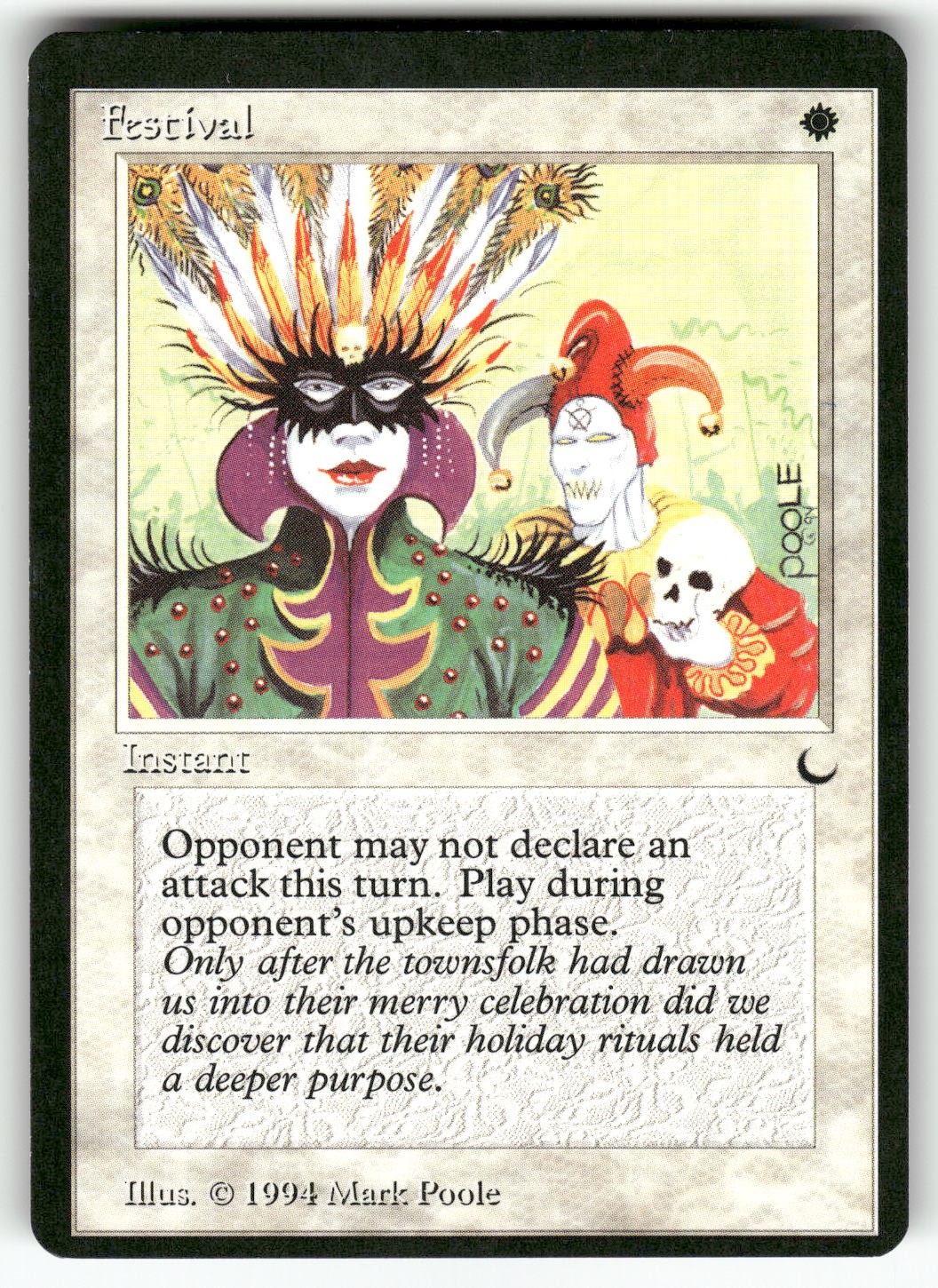 Festival The Dark Common Magic the Gathering Near Mint or Better