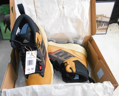 Adidas Terrex Unity Lea mid R. RDY hiking boots 11M GZ3970 NEW w BOX brown black