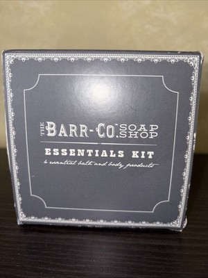 Barr Co. Essential kit with original scent bath Soap, Bath Bomb, Hand Cream, Lip