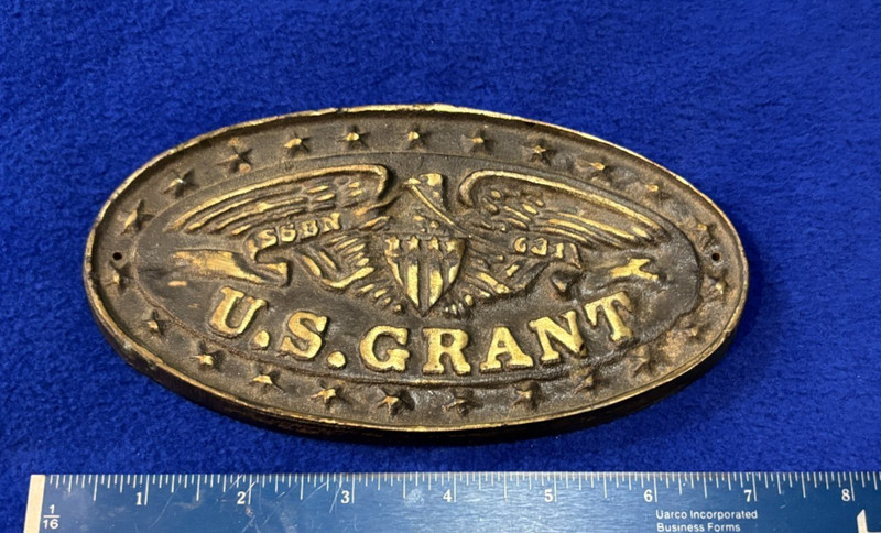 Vintage | USS Ulysses S Grant Submarine SSBN 631 Plaque U.S. Navy Naval