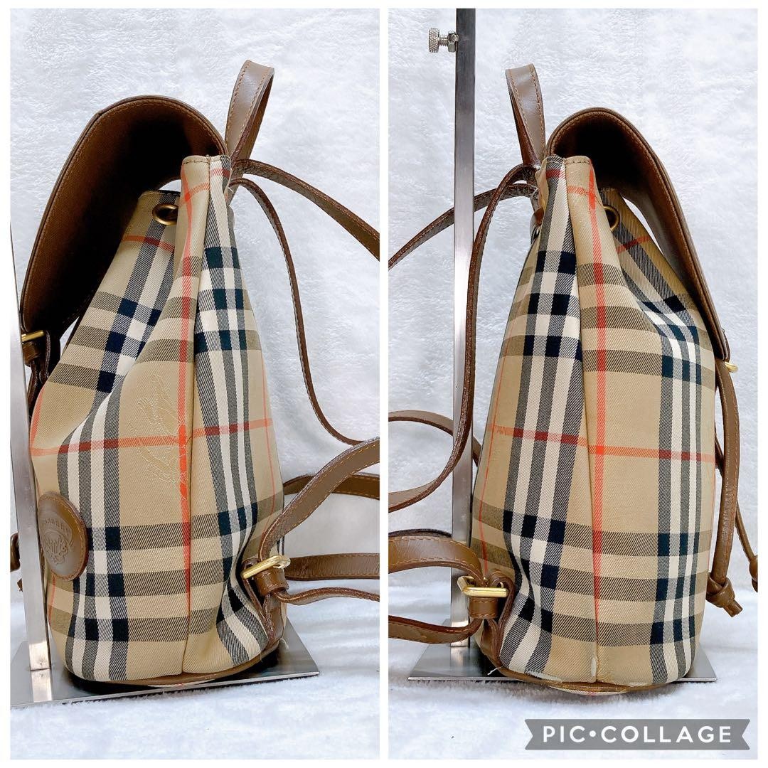 Authentic Burberry Mini Backpack Nova Check Shado… - image 4
