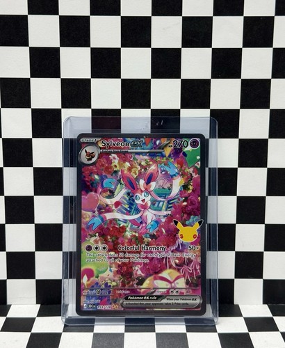 Sylveon EX 153/128 SIR ENG 30th Celebrations NM Pokemon TCG Rare Full Art