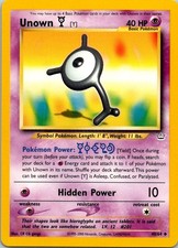 Unown [Y] Unlimited Uncommon Neo Revelation 40/64 HP on eBay