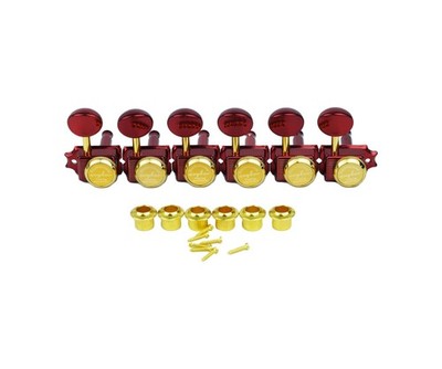Guyker 6 Inline Vintage Guitar Lock String Tuners   Locking Tuning Key Peg