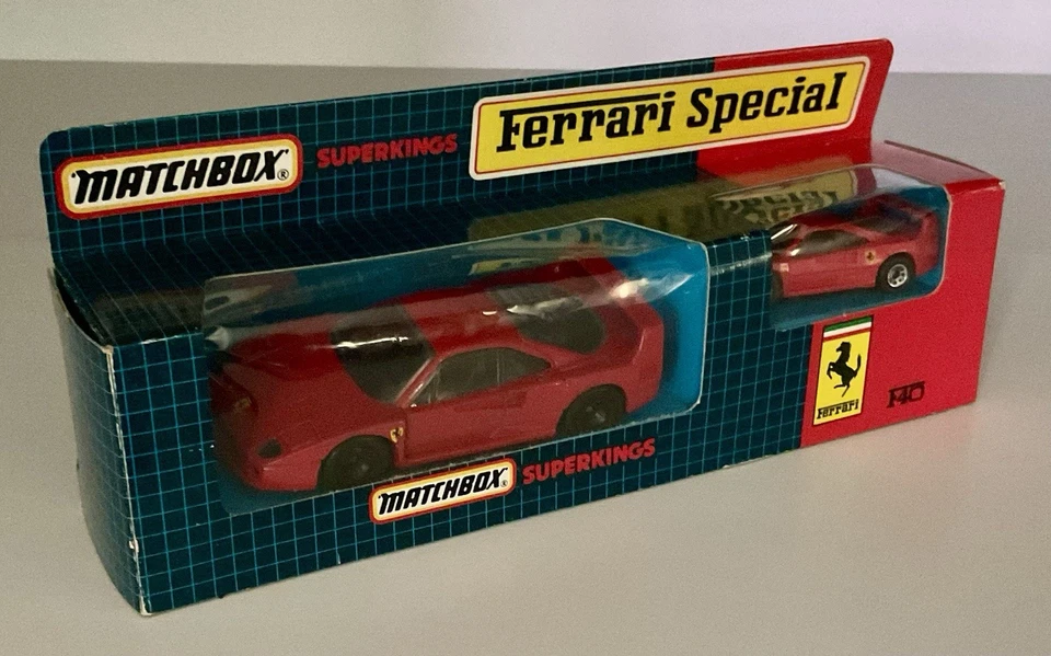 Matchbox Superkings Ferrari 1989 juego especial (F40) Foto 3 de 4