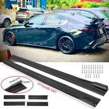 For Lexus Is250 Is300 Is350 Side Skirts Splitter Spoiler Chin Lip Glossy Black