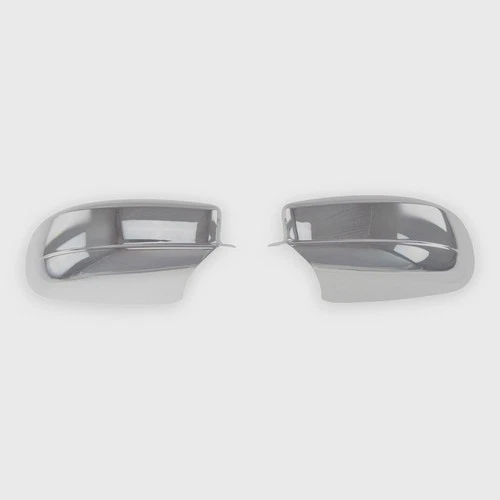 Chrome Tape-On Overlay Mirror Cover for 2011-2014 Chrysler 200 No Turn Signal