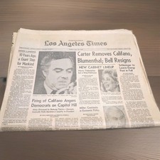 LOS ANGELES TIMES JULY 20 1979 COMPLETE ORIGINAL HUGE NEWSPAPER 