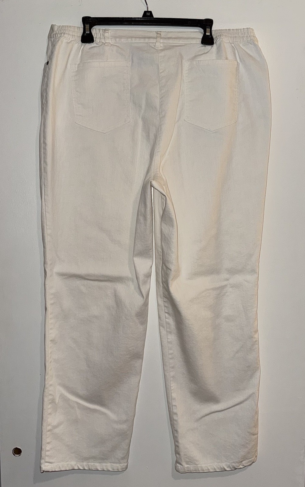 Ruby Rd. Womens White Straight Leg Lightweight De… - image 2