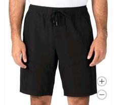 Gerry Men  s Trail Short With 2 Zipper Pockets Black Size 2XL NWT