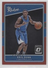 2016-17 Panini Donruss Optic The Rookies Red Prizm 41/99 Kris Dunn #3 0b3