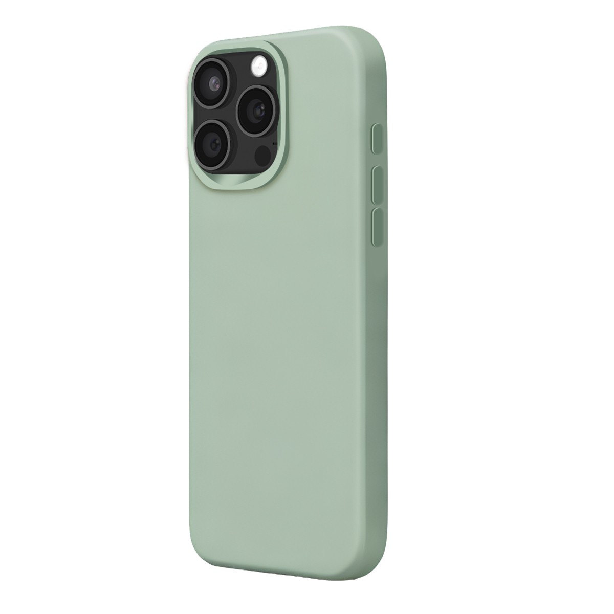 Coque iPhone 15 Pro SolidX induction antichoc verte coque de protection