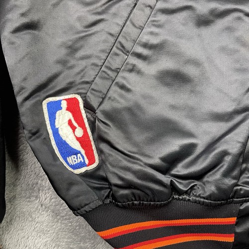 Vintage Miami Heat Jacket Mens XL STARTER Satin Bomber Snap Black Orange NBA USA - Picture 8 of 21