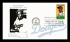 Dr Jim Stamps Jackie Robinson FDC 1982 Patriot Covers Pasted Photo Cachet