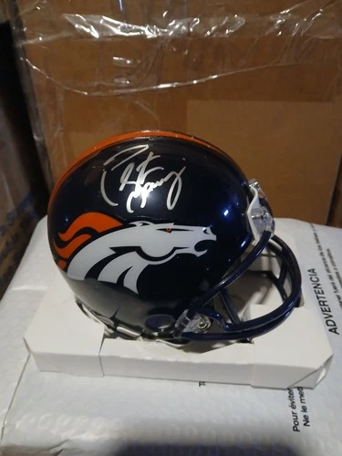 Peyton Manning Signed Autographed Denver Broncos Riddell Mini Helmet with COA